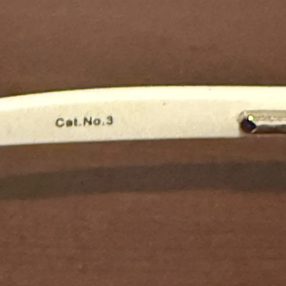 buenos aires‎ WS2359 100 Cat No 3 Sun Glasses Front Temples Cream Acetate